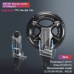 Road Bike Crank Protective Film Carbon Fiber Universal Crank Guards Protective Film Anti-collision Road Bicycle Crank Stickers