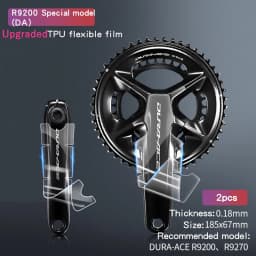 Road Bike Crank Protective Film Carbon Fiber Universal Crank Guards Protective Film Anti-collision Road Bicycle Crank Stickers