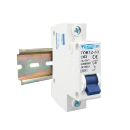 TOMZN DC MCB 6000A 1P 125V Mini Circuit Breaker 3A 6A 10A 16A 20A 25A 32A 40A 50A 63A