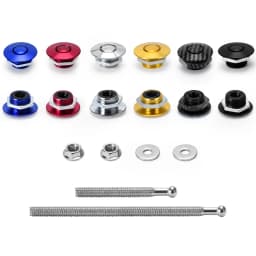 1.25' Universal Style Push Button Billet Hood Pins Lock Clip Kit For BMW Ect Car Quick Pins PQY-HPL04/05