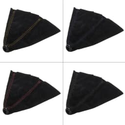 Car Gear Shift Collars Covers Red/Black/Yellow/Blue Suede PU Leather Gear Stick Shift Shifter Knob Cover Boot Gaiter