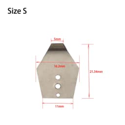 20pcs/lot S/M/L Blade Jig Stainless Steel Swim Jig Blades M,Shakee Blades,Jig Dancer Blades Manufacture,Diy for Jigs