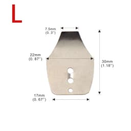 20pcs/lot S/M/L Blade Jig Stainless Steel Swim Jig Blades M,Shakee Blades,Jig Dancer Blades Manufacture,Diy for Jigs