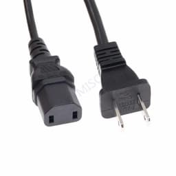 Universal 2Prong Male Plug To IEC320 C17 Female Adapter AC Power Cord For PS4 Pro EU/US Standard Power Supply Charging Cable
