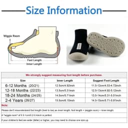 Baby Sock Shoes Non-slip Toddler Walking Shoes Infant Floor Socks Soft Rubber Sole First Walker Breathable Booties Boys Girls