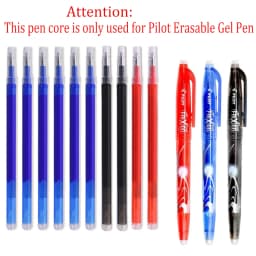 50 Pcs/Set 0.7mm Erasable Pen Refill Rod Magic Erasable Gel Pen Blue Black Ink 8 Color Office Stationery Writing Supplies