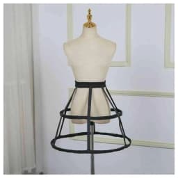 New Black 2-HOOPs Bride Hollow out Birdcage for Bridal Crinoline Petticoats A Line Wedding Accessories Underskirt