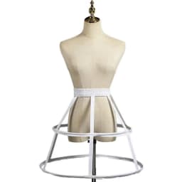 New Black 2-HOOPs Bride Hollow out Birdcage for Bridal Crinoline Petticoats A Line Wedding Accessories Underskirt