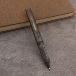 High Quality Piston Fountain Pen Transparent White bullet Needle 0.38mm 0.5mm Stationery Office School Supplies