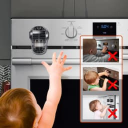 EUDEMON Latest Oven Lock with New Design for Baby Prevent Baby from Playing with Oven Doors Kids Safety Oven Door Stopper