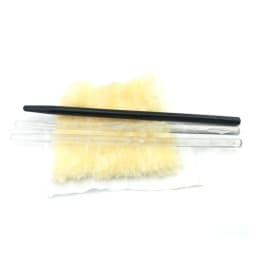 Physic Lab Plastic & Rubber Rod with Silk Static Electricity Experiment Friction Electrification Science Teaching Equipment