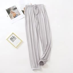 Japanese New Style Home Service Ladies Pants Spring And Summer Thin Modal Loose Large Size Solid Color Home Pants Women Bottoms