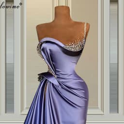 Elegant Mermaid Cocktail Dresses 2020 Sexy Beading Prom Dresses For Women Turkish Couture Girls Pageant Gowns Robes De Cocktail