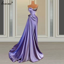 Elegant Mermaid Cocktail Dresses 2020 Sexy Beading Prom Dresses For Women Turkish Couture Girls Pageant Gowns Robes De Cocktail