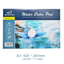 100% Cotton Watercolor Sketchbook 300g/m2 Water Color Drawing Paper Book Student Transfer Paper Papel Para Acuarela Art Supplies