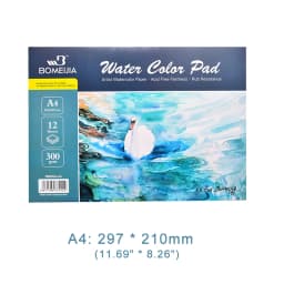 100% Cotton Watercolor Sketchbook 300g/m2 Water Color Drawing Paper Book Student Transfer Paper Papel Para Acuarela Art Supplies