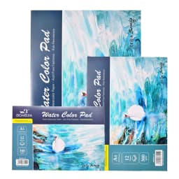 100% Cotton Watercolor Sketchbook 300g/m2 Water Color Drawing Paper Book Student Transfer Paper Papel Para Acuarela Art Supplies