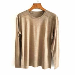 Men's 100% Merino Wool Thermal Long Sleeve T-Shirt Base Layer Breathable Wicking Anti-Odor Underwear for Outdoor Activities