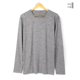 Men's 100% Merino Wool Thermal Long Sleeve T-Shirt Base Layer Breathable Wicking Anti-Odor Underwear for Outdoor Activities