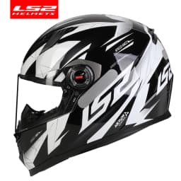 LS2 Clown Full Face Motorcycle Helmet LS2 FF358 Motocross Racing Man Woman Casco Moto Casque ECE Approved