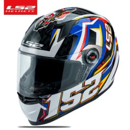 LS2 Clown Full Face Motorcycle Helmet LS2 FF358 Motocross Racing Man Woman Casco Moto Casque ECE Approved