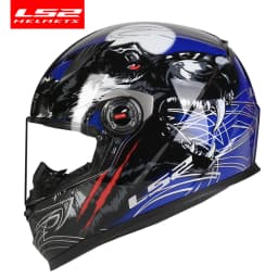 LS2 Clown Full Face Motorcycle Helmet LS2 FF358 Motocross Racing Man Woman Casco Moto Casque ECE Approved