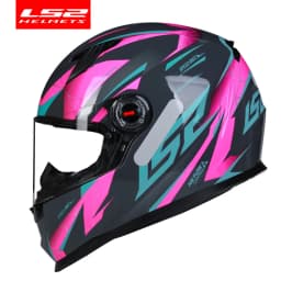 LS2 Clown Full Face Motorcycle Helmet LS2 FF358 Motocross Racing Man Woman Casco Moto Casque ECE Approved
