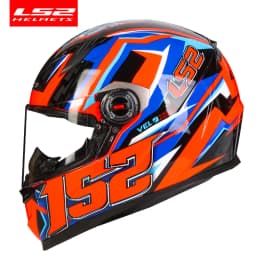 LS2 Clown Full Face Motorcycle Helmet LS2 FF358 Motocross Racing Man Woman Casco Moto Casque ECE Approved