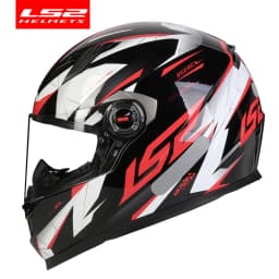 LS2 Clown Full Face Motorcycle Helmet LS2 FF358 Motocross Racing Man Woman Casco Moto Casque ECE Approved