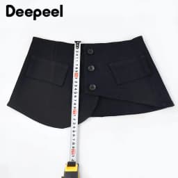 1Pcs 23*68cm Fashion Women's Decorative Corset Wide Waist Belt for Shirt Dress Cummerbund Luxury Designer Waistband Accessory