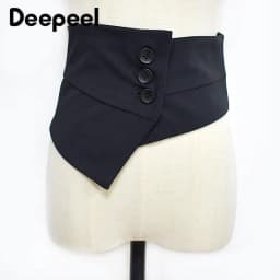 1Pcs 23*68cm Fashion Women's Decorative Corset Wide Waist Belt for Shirt Dress Cummerbund Luxury Designer Waistband Accessory