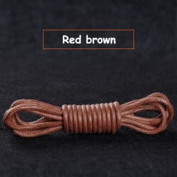 1Pair Cotton Waxed Shoelaces Round Oxford Shoe laces Boots Laces Waterproof Leather Shoelace Length 60/80/100/120/140/180cm