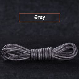 1Pair Cotton Waxed Shoelaces Round Oxford Shoe laces Boots Laces Waterproof Leather Shoelace Length 60/80/100/120/140/180cm
