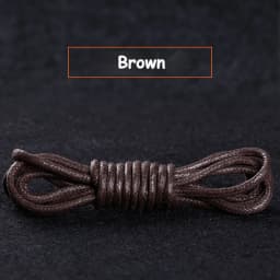 1Pair Cotton Waxed Shoelaces Round Oxford Shoe laces Boots Laces Waterproof Leather Shoelace Length 60/80/100/120/140/180cm