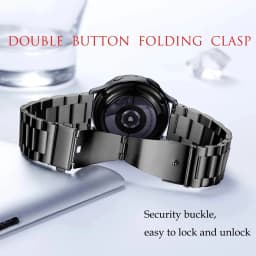 18mm 22mm 20mm Watch Band For Samsung Galaxy Watch 7/6/5/4/3 S3 Active2 Huawei Watch GT 7 Pro GT6 GT5 GT4 3 Stainless Steel Band