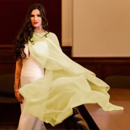 Women Wedding Cape Soft Lightweight Chiffon Bridal Shawl High Low Long Formal Wrap Lady Evening Prom Party Shrug Black White