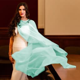 Women Wedding Cape Soft Lightweight Chiffon Bridal Shawl High Low Long Formal Wrap Lady Evening Prom Party Shrug Black White