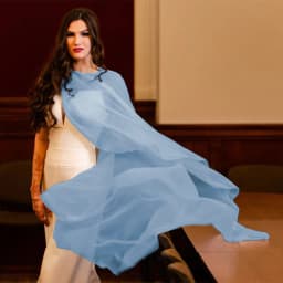Women Wedding Cape Soft Lightweight Chiffon Bridal Shawl High Low Long Formal Wrap Lady Evening Prom Party Shrug Black White