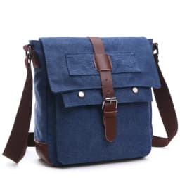Men Business Messenger Bags For Men Shoulder Bag Vintage Canvas Crossbody Pack Retro Casual Office Travel Bag