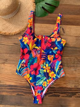 Front Zip Up Backless One Piece Swimsuit 2023 Beach Monokini Swimwear One-piece Swimming Suit for Women Summer Trend Beachwear