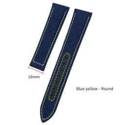 19mm 20mm Nylon Canvas Watch Strap For Omega Seamaster 300  AT150 Fabric Leather AQUA TERRA 150 Blue 21mm 22mm Watchband Buckle