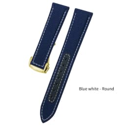19mm 20mm Nylon Canvas Watch Strap For Omega Seamaster 300  AT150 Fabric Leather AQUA TERRA 150 Blue 21mm 22mm Watchband Buckle