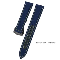 19mm 20mm Nylon Canvas Watch Strap For Omega Seamaster 300  AT150 Fabric Leather AQUA TERRA 150 Blue 21mm 22mm Watchband Buckle