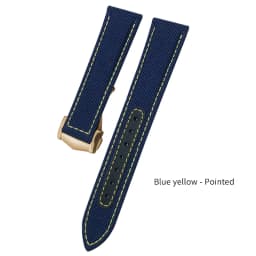19mm 20mm Nylon Canvas Watch Strap For Omega Seamaster 300  AT150 Fabric Leather AQUA TERRA 150 Blue 21mm 22mm Watchband Buckle