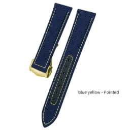 19mm 20mm Nylon Canvas Watch Strap For Omega Seamaster 300  AT150 Fabric Leather AQUA TERRA 150 Blue 21mm 22mm Watchband Buckle