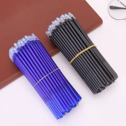 101Pcs/Set Erasable Pen Refill 0.5mm Black Blue Ink Washable Handle Book for School Office Writing Tools Wholesale Stationery