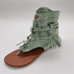Women's Retro Sandals Gladiator Ladies Clip Toe Vintage Boots Casual Tassel Rome Fashion Summer Woman Shoes Female 2020 New