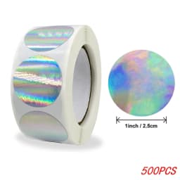 50-500Pcs Black Paper Stickers Round Blank Handmade Sticker Adhesive DIY Labels Gift Package Envelope Sealing Sticker Stationery