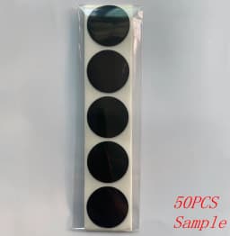 50-500Pcs Black Paper Stickers Round Blank Handmade Sticker Adhesive DIY Labels Gift Package Envelope Sealing Sticker Stationery