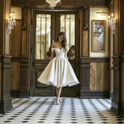 Off Shoulder Lace Short Wedding Dress Sparkly Glitter Tulle A Line Backless Bridal Gown Mini Vestido De Novia Robe Mariée Custom